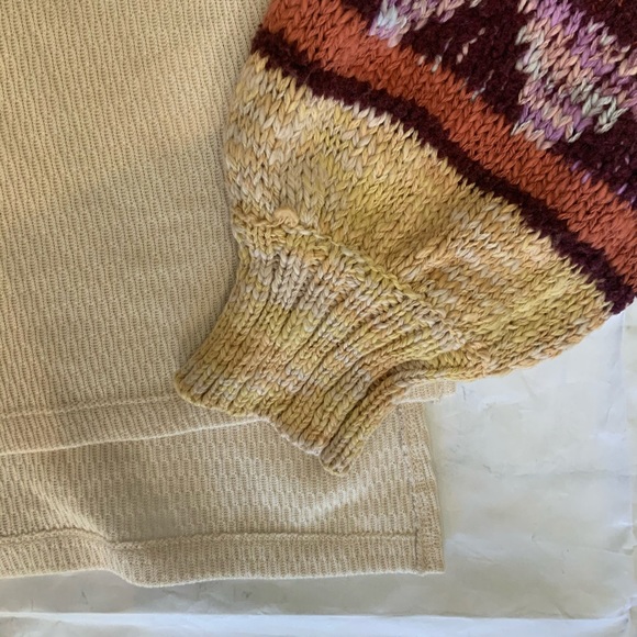 NWT Free People Swit The Small Stuff Pullover thermal sweater - Picture 9 of 11